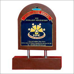 Trophies, Souvenirs & Momentoes - Wood & Metal, Variable Dimensions, Brown | Recognition, Appreciation, Motivation, Achievement, Polished Finish