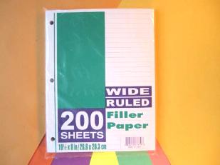 Filler Paper- Wide Ruled