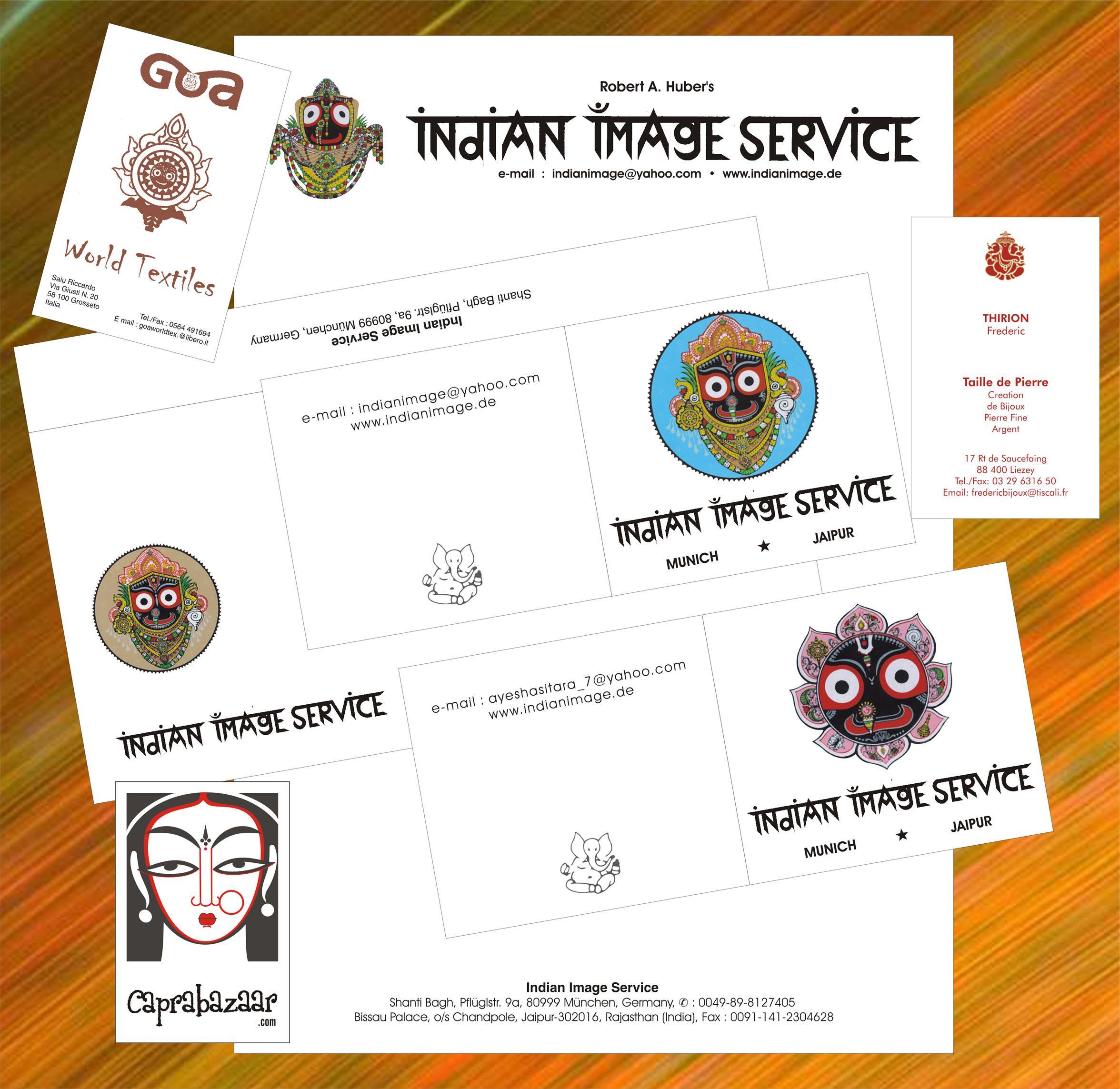 Letterhead visitingcards Envelops