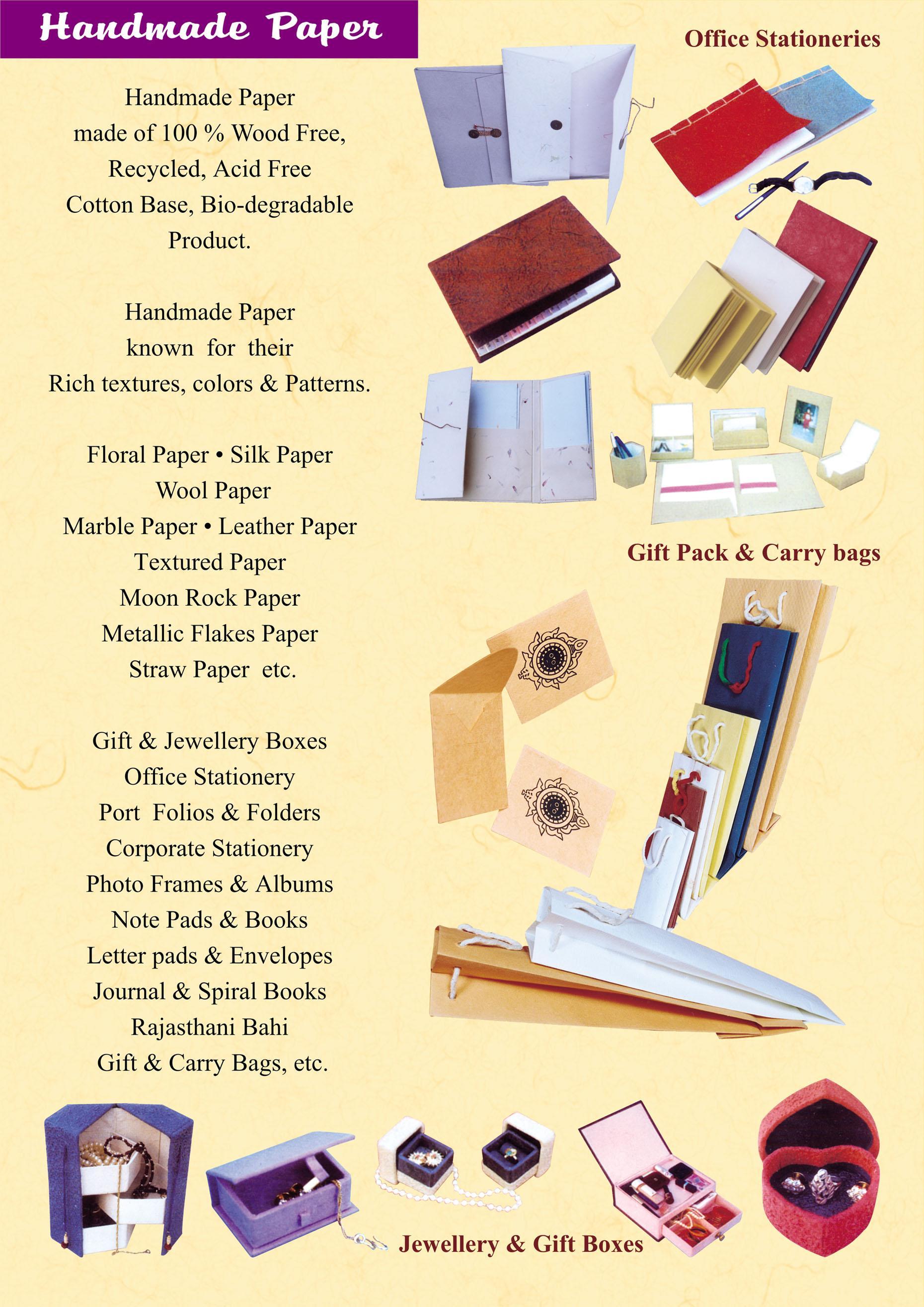 Handmade Paper Products