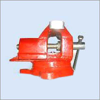 Vice - Cast Iron, 4 Inch Jaw Width | Fixed Base, Secure Grip, Durable Build, Easy Adjust, Stable Base