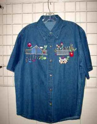 Denim shirt