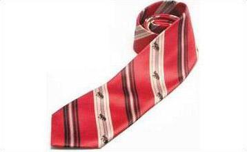 Neckties - Silk, 57" x 3.5", Red | Striped Pattern, Elegant Design, Durable, Easy to Tie