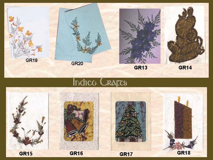 Hand made paper Greeting Cards