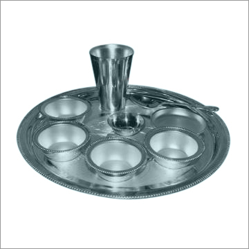 Thali Set of 10 Pcs Size of Dinner Plate 14
