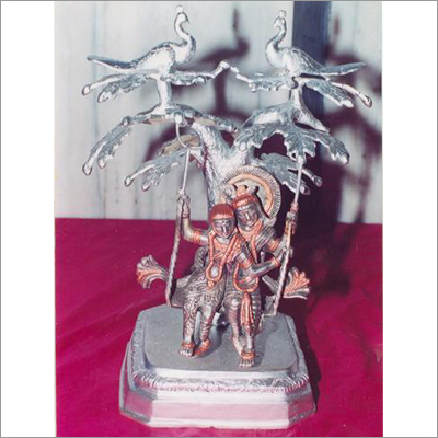 Radha Krishna in a Swing