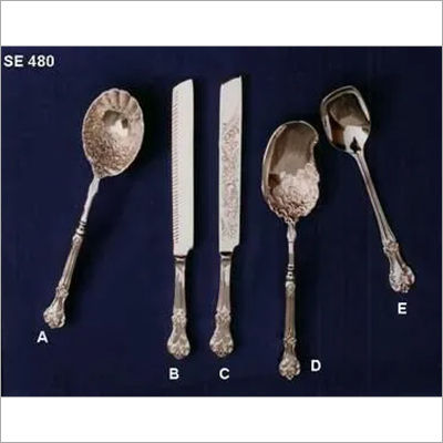 Brass Silver plated Server