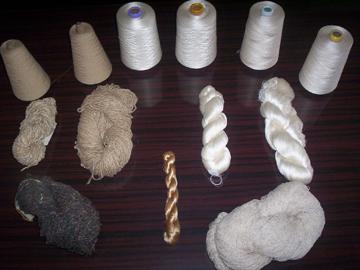 Silk Yarn - Off-White, 100-250 mm Fiber Length | Durable Fiber, Elegant Drape, Luxurious Feel, Soft Texture, Versatile Use