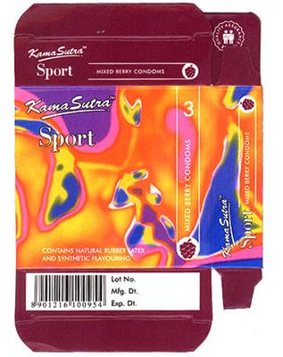 Kamasutra - Sports - Mixed Berry Condoms