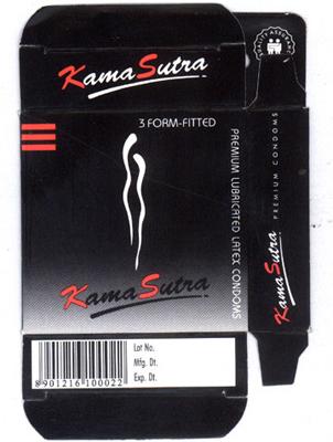 Kamasutra - Premium Lubricated Latex Condoms
