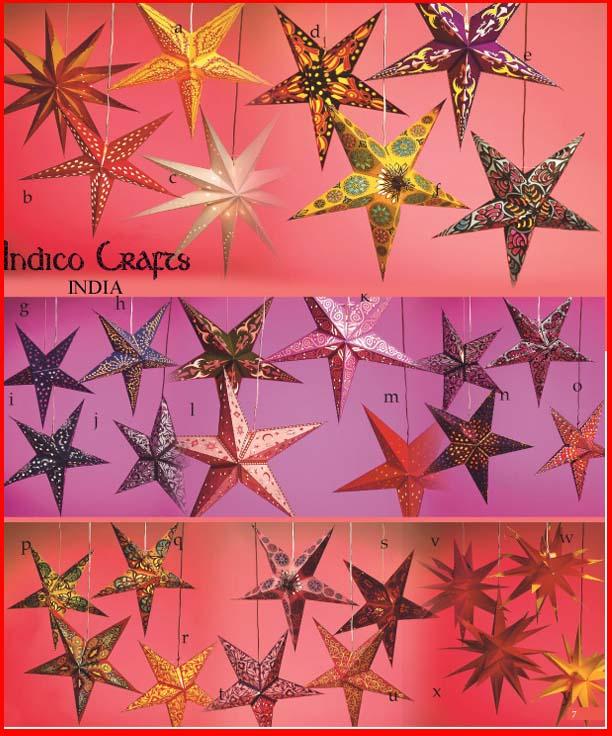 Handmade Paper Stars