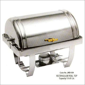 Chafing Dishes - Rectangular Roll Top - Capacity 5 & 8 ltr.