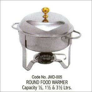 Chafing Dishes - Round Food Warmer Capacity 05 1.5 3.5 ltr