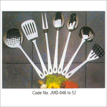 Kitchen Tools & Cutlery - Stainless Steel, 7 Pieces | Comfortable Grip, FDA Compliant, Easy Clean, Heat Resistant, Versatile