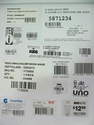 Barcoded Stickers