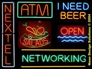 Open Neon Sign