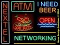 Open Neon Sign