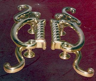 Handles in Antique Brass with 3D concept