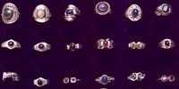 Semi Precious Stone Rings - Silver, Size 6-10, Prong & Bezel Setting | Unique Designs, Vivacious Colors, Exquisite Patterns