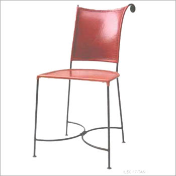 Iron Leather Side Chair