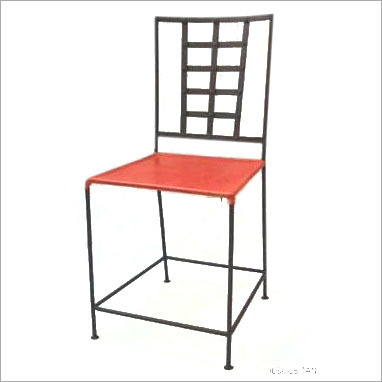 Iron Leather Side Chair