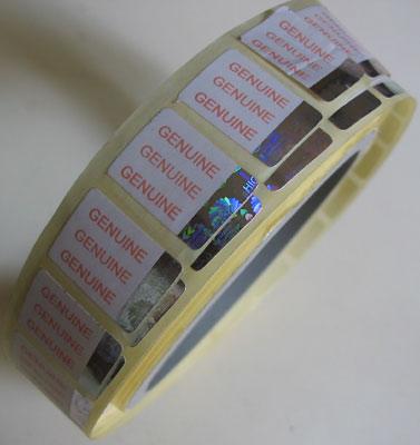 Holographic Paper Label