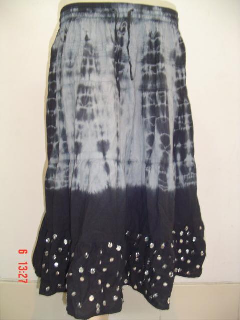 COTTON SEQUINNS SKIRT