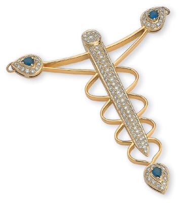 Mystic Pendant in 18K Yellow Gold
