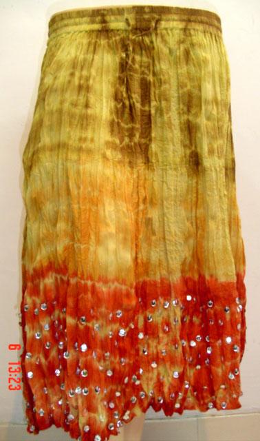 COTTON SEQUINNS SKIRT