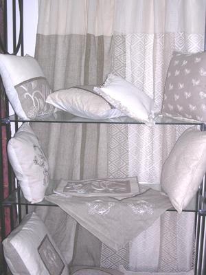 Curtain with Cushions