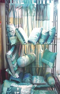 Curtain with Cushions