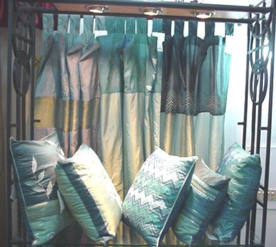 Curtain with Cushions