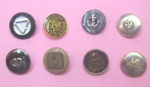 Fancy Buttons for Men - Metal Sew-On 10-15mm, Silver Gold Brass, Durable Stylish Elegant