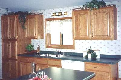 Wooden Shelves and Fittings for Kitchen