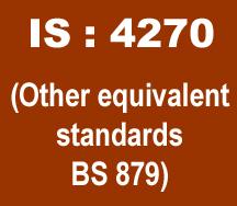 IS-4270 (Other equivalent standards BS 879)