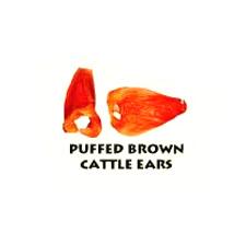 Dog Food - Puffed Brown Cattle Ears