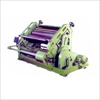 Oblique Type Single Face Paper Corrugating Machine - Durable Steel Construction, High Efficiency Performance