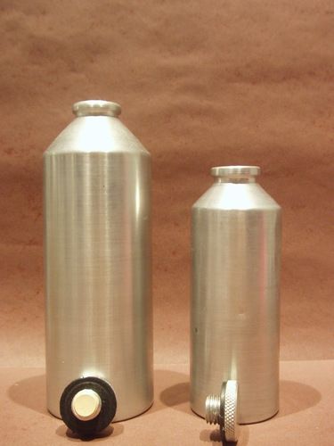 Aluminium Bottles With Aluminium Nut