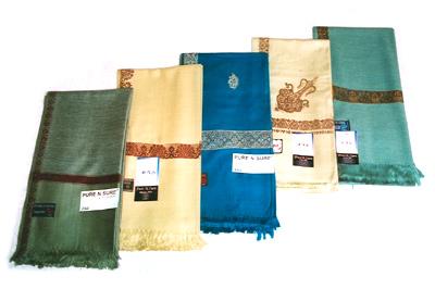 Shawl - Wool, 70x180cm, Green | Comfortable, Durable, Lightweight, Soft Fabric, Stylish Design, Versatile, Warmth, Fringed Finish