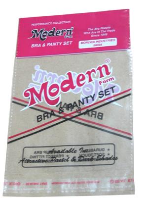 Lingerie Bag - BOPP, Pink, Side & Laser Seal | Printed Design, Durable, Undergarment Packaging, Brand Protection