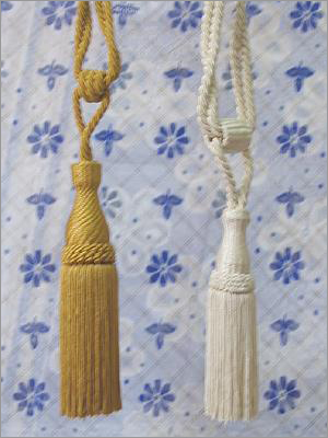 ViscoseTieBack Tassels