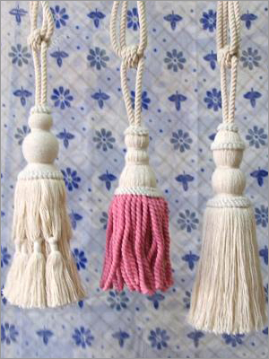 ViscoseTieBack Tassels