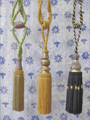 ViscoseTieBack Tassels