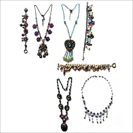Metal casting with Beads and Stones Jewellery