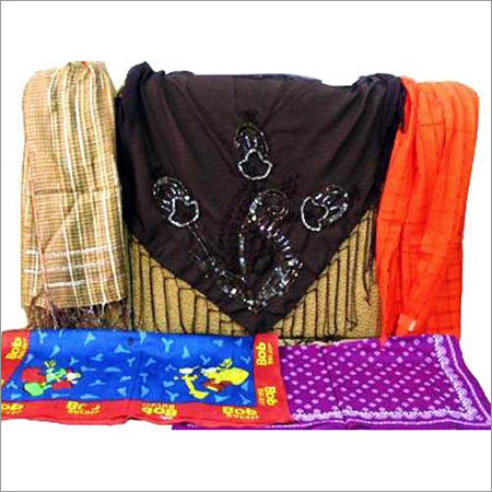 Hand Printed Scarves, Stoles, Pareos, Bandanas and Shawls