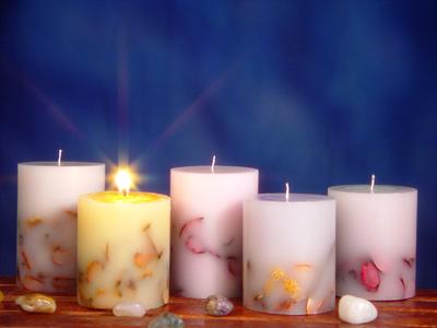 Potpourri candles