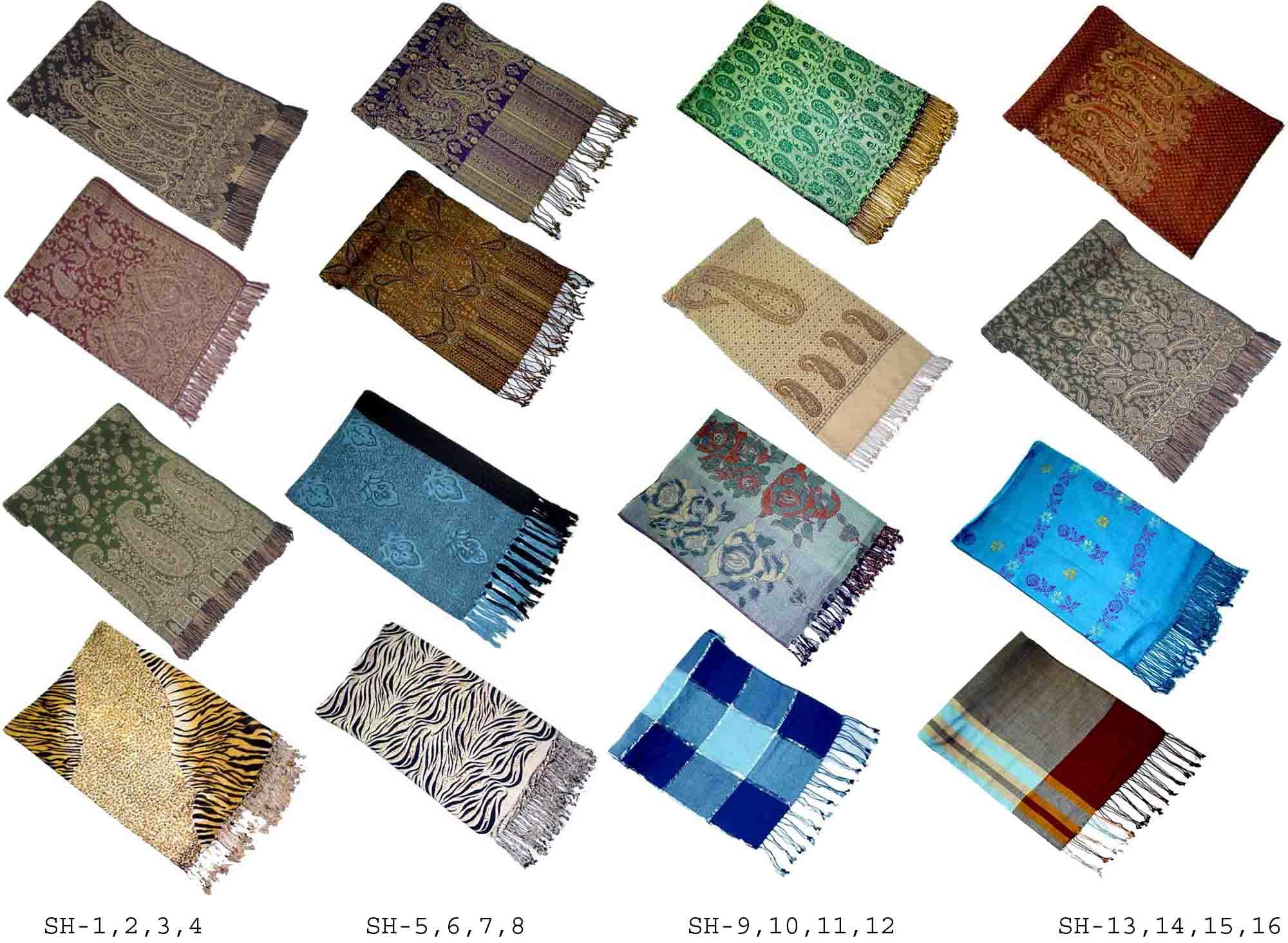 All Types of Shawls