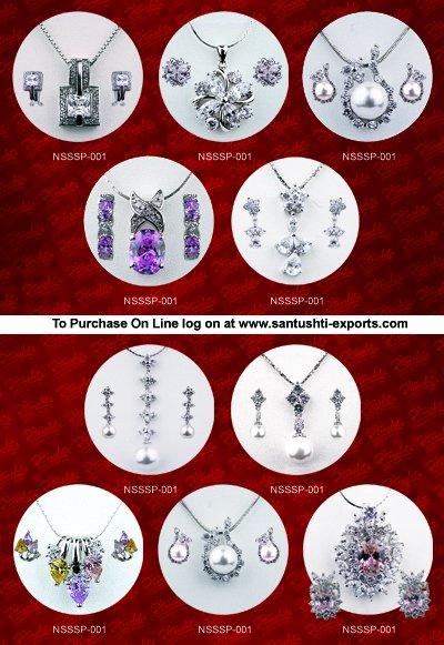 Sterling Silver Pendant Sets