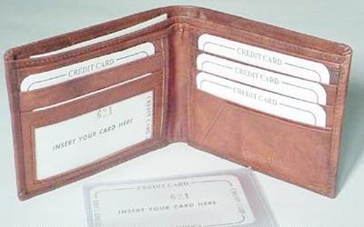 Purse - Leather, 4x3x1 Inches, Brown | 6+ Card Slots, Snap Closure, Compact Design, Organized Pockets