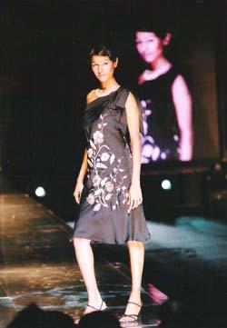 Silk satin dress